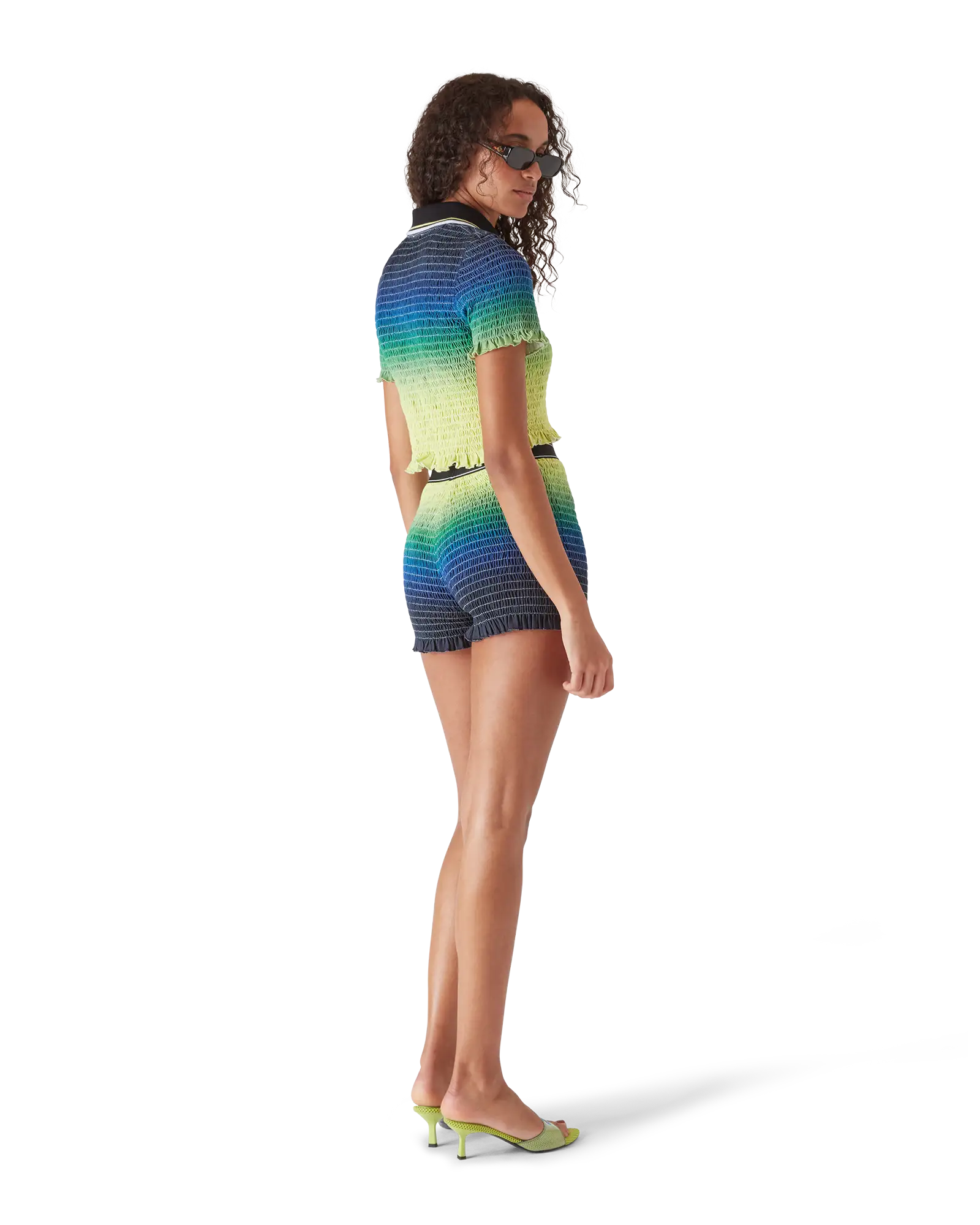 Gradient Short Sleeve Polo Shirt