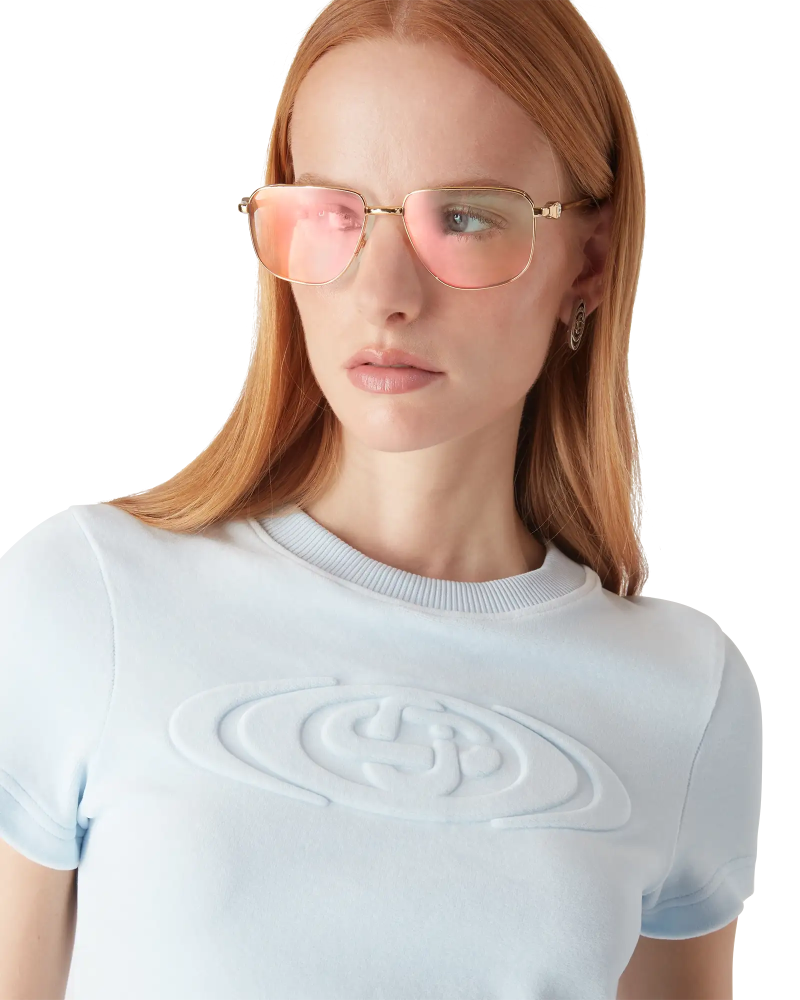 Womens Velour Short Sleeve T-Shirt