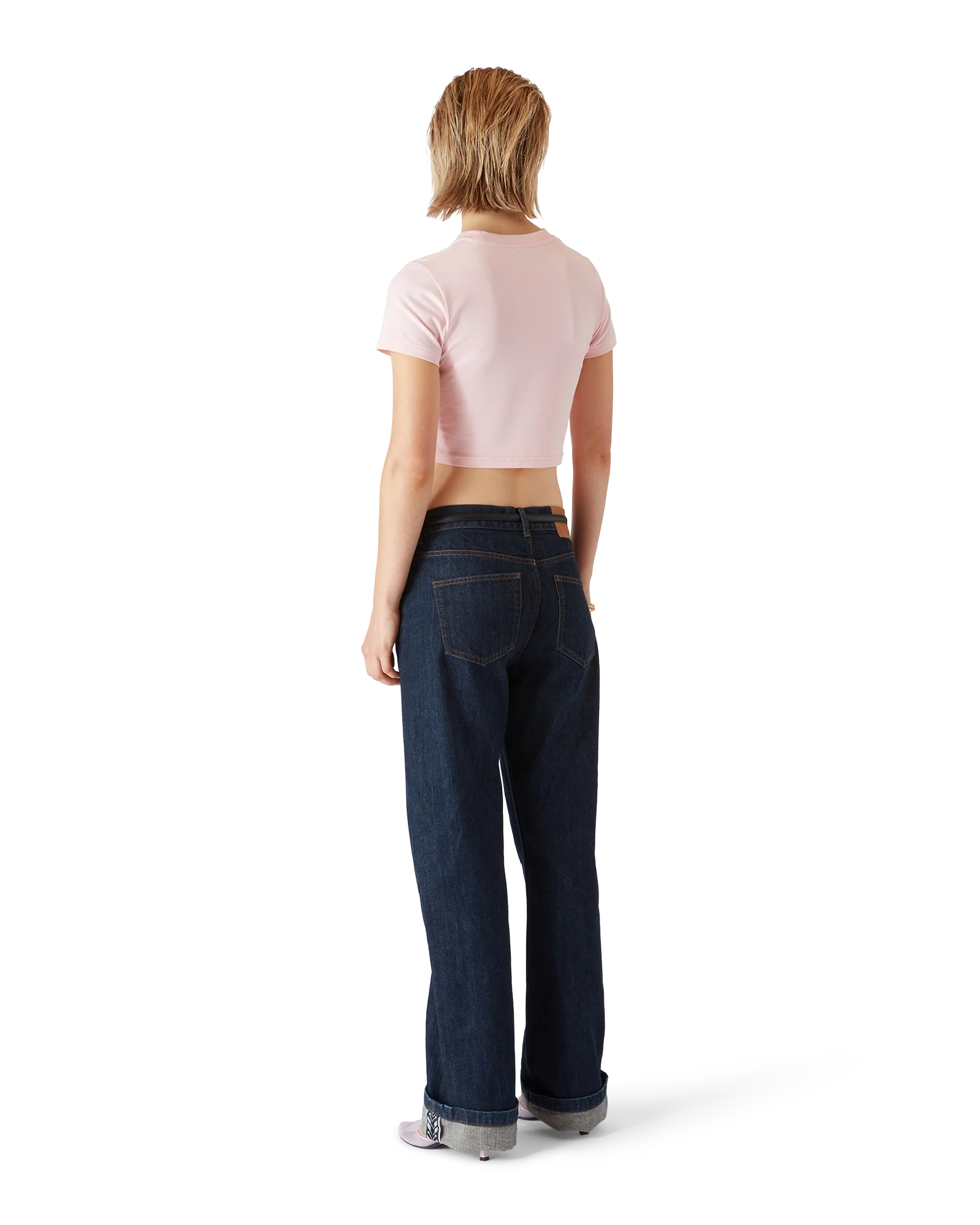 Orchid Logo Cropped Baby Tee