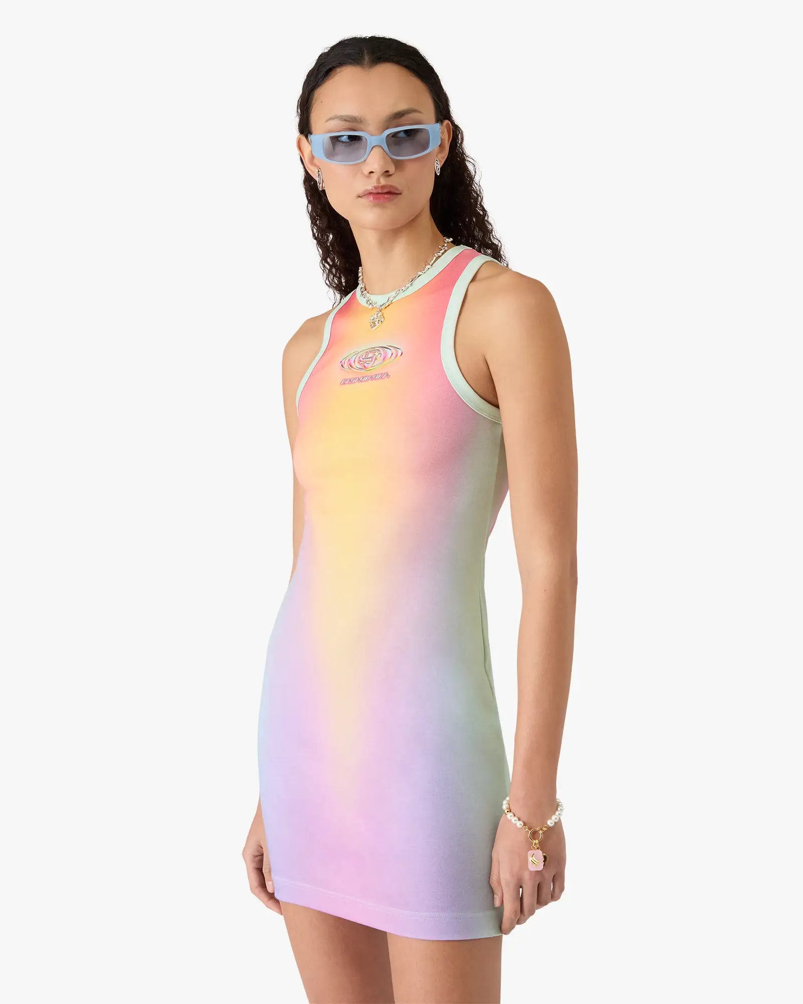Glass Gradient Maxi Tank Dress