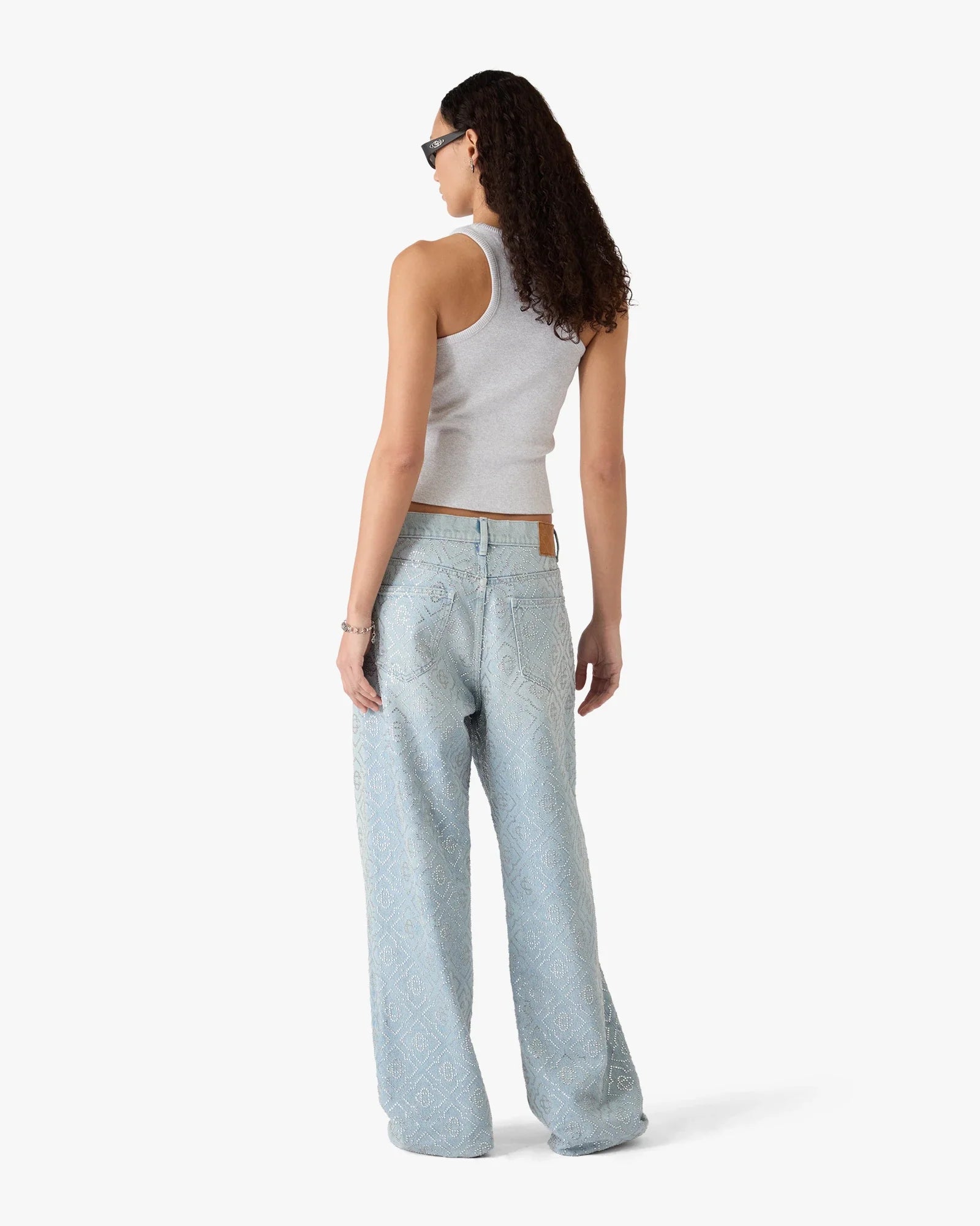 Grey Marle Ribbed Tank Top