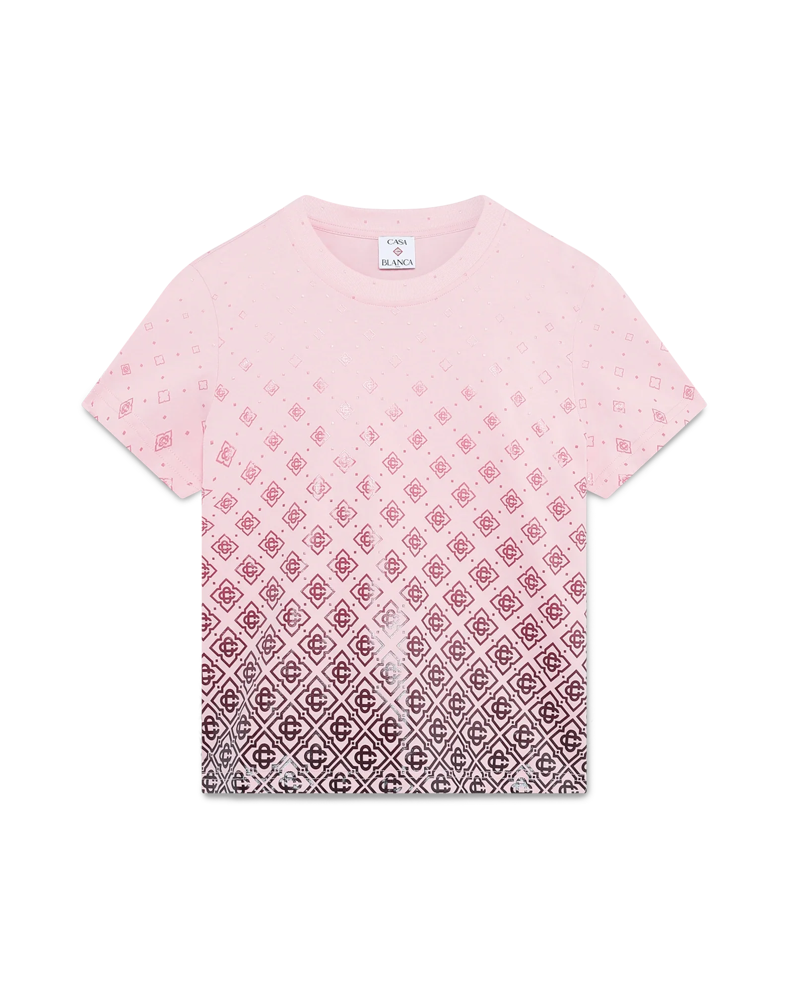 Aubergine Gradient Monogram Short Sleeve T-Shirt