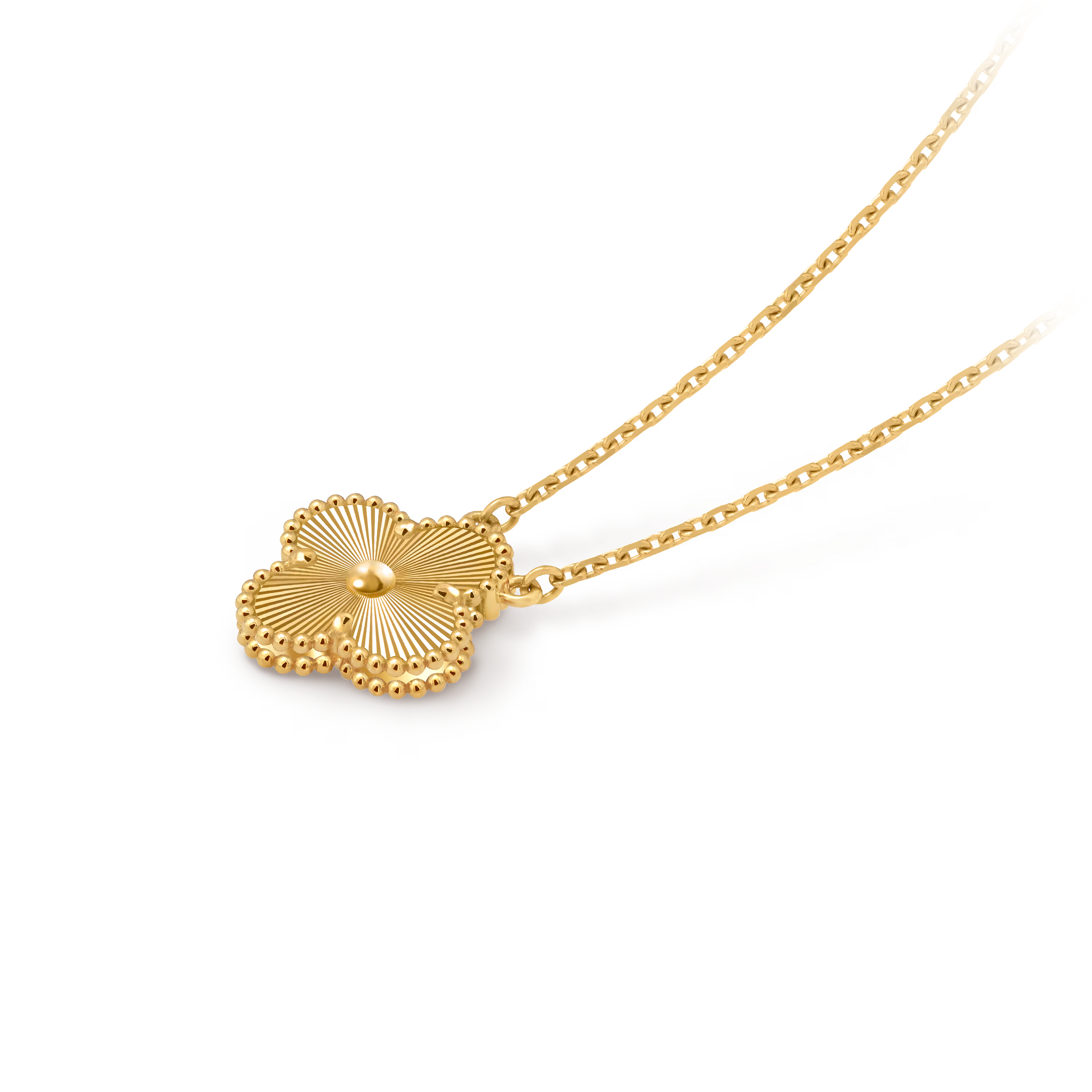 AV four leaf clover necklace