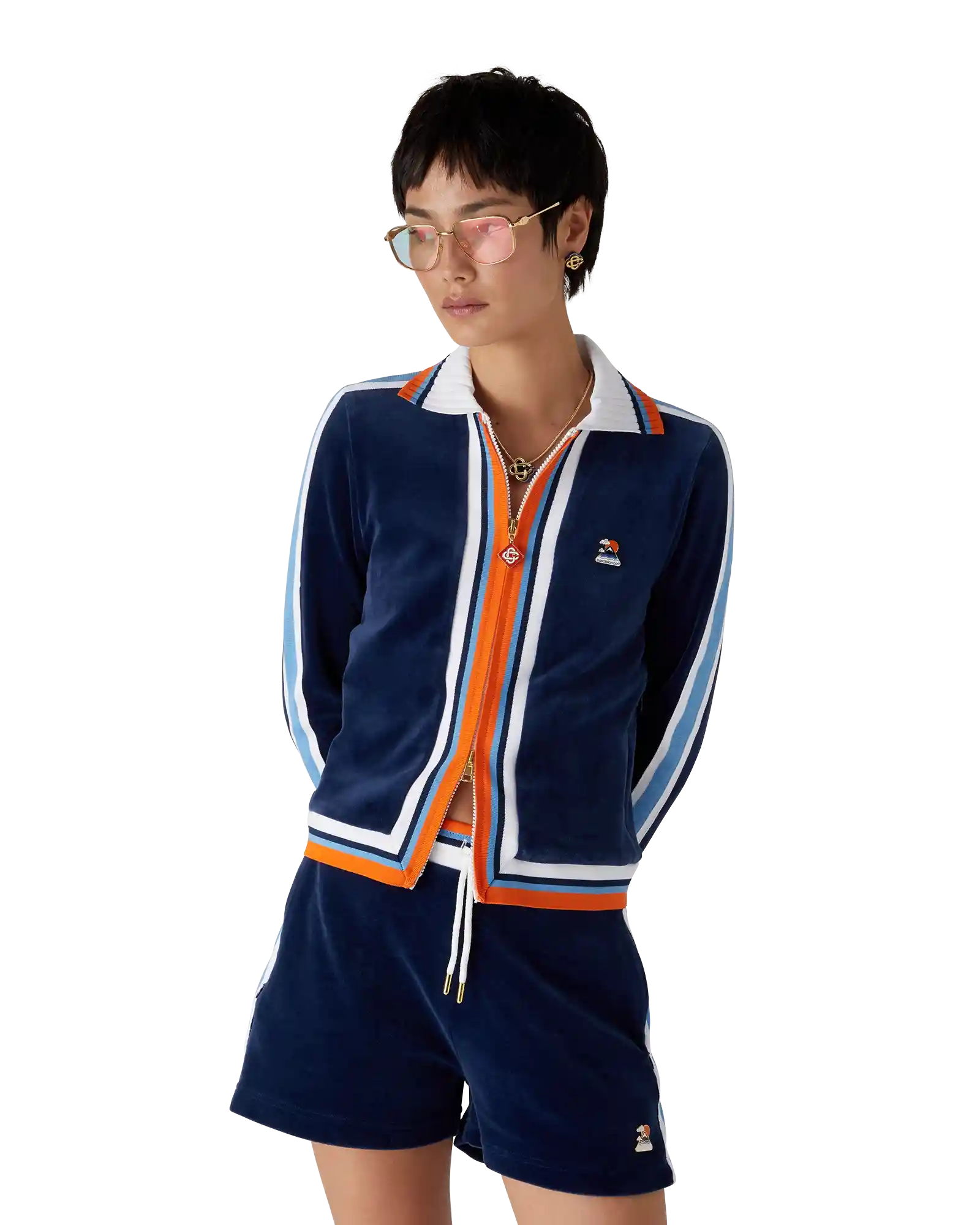 Velour Montagne Track Jacket