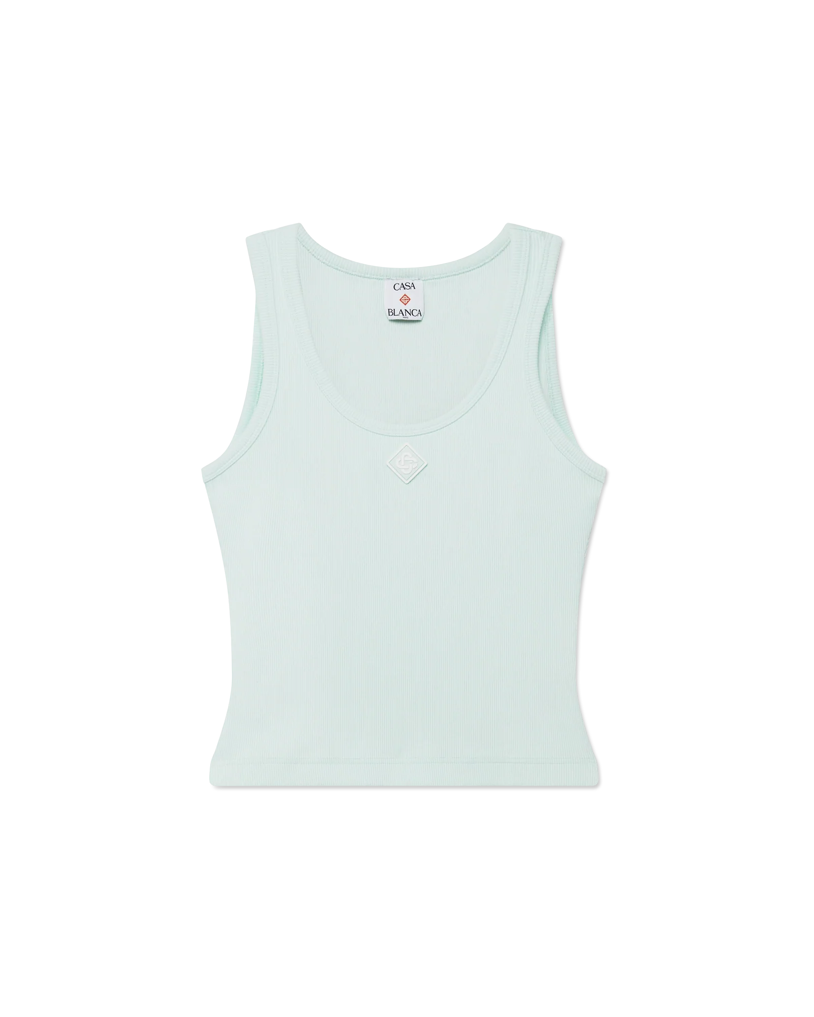 Ribbed Jersey Tank Top