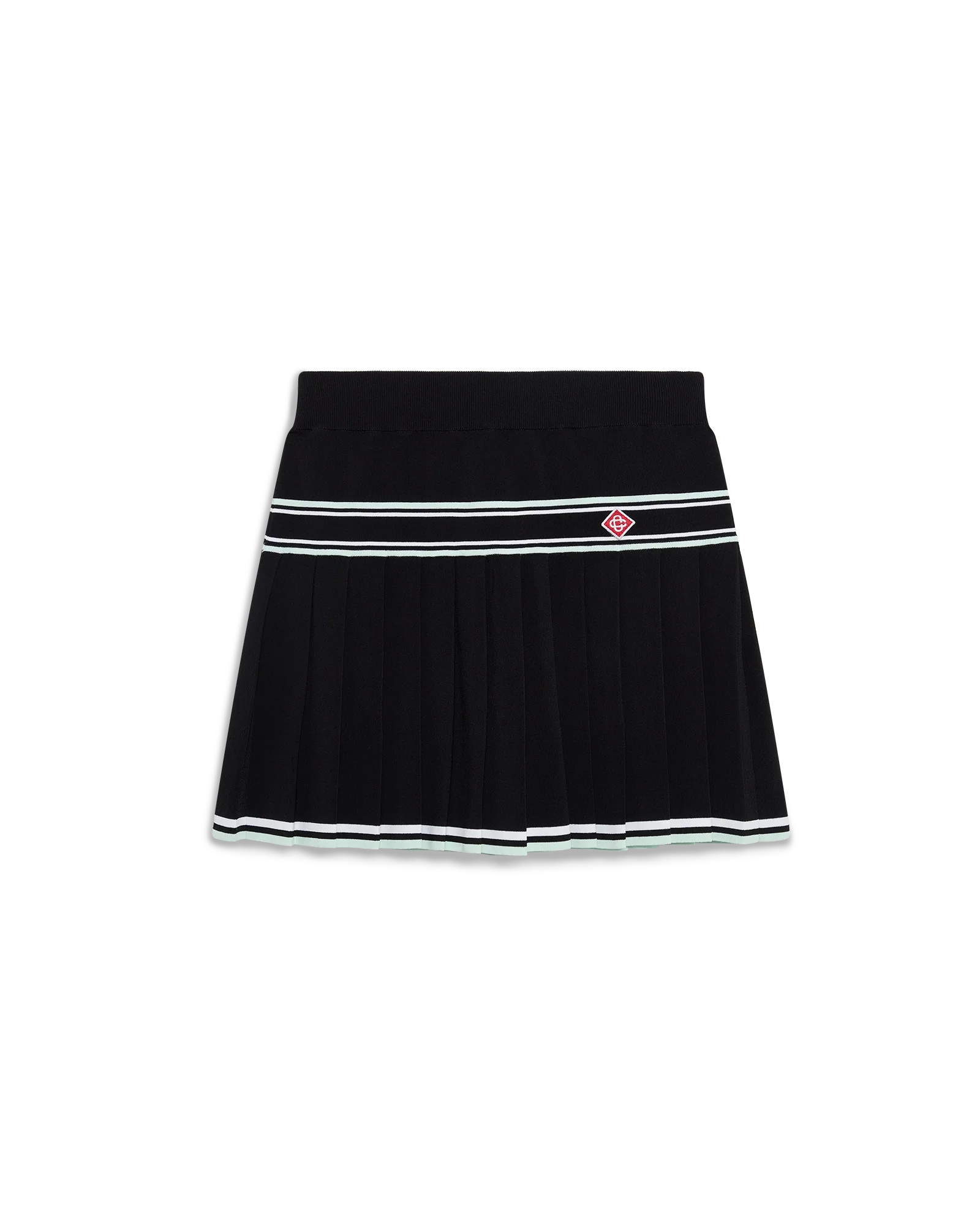 Viscose Pleated Mini Skirt