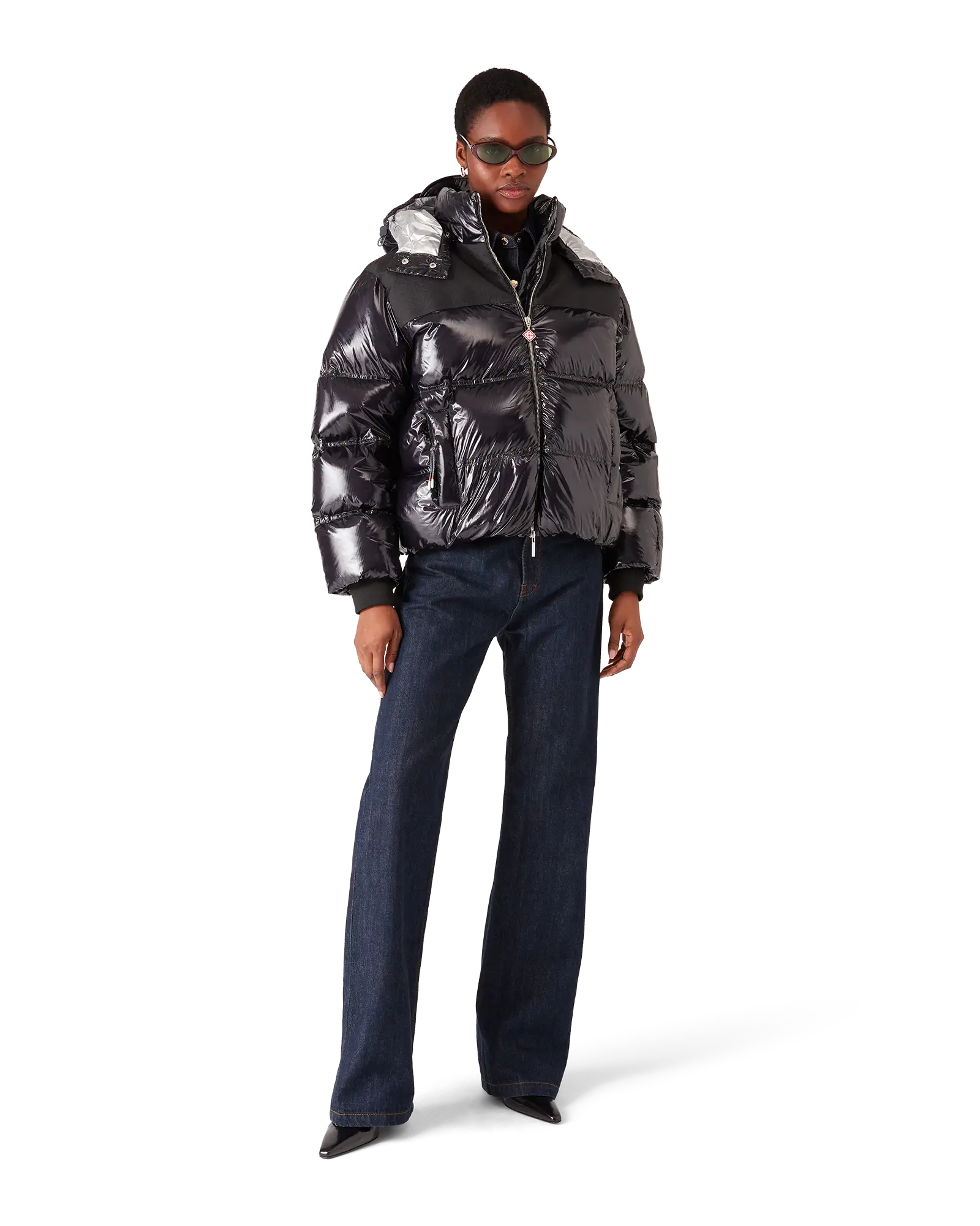 Nylon Puffer Down Jacket
