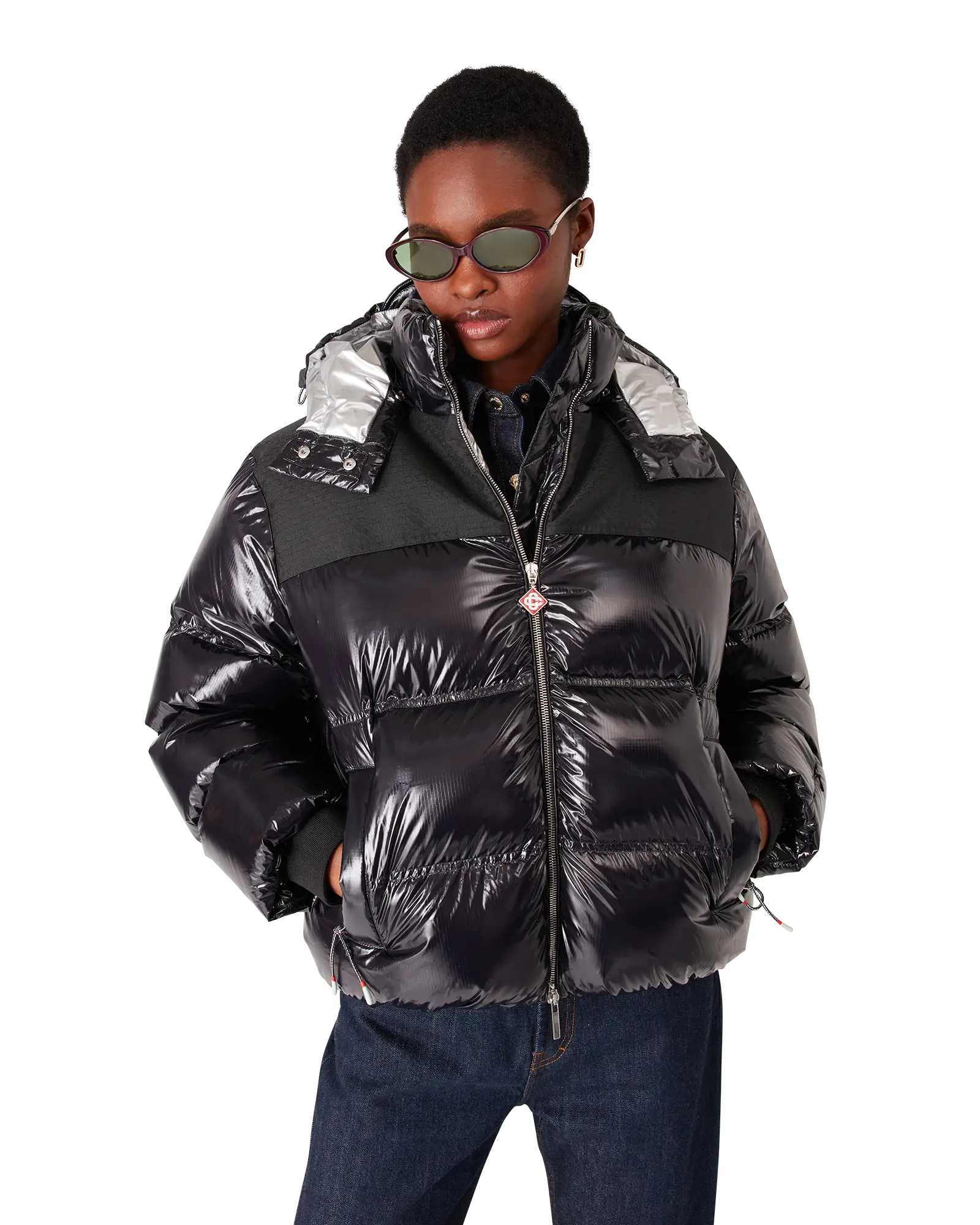 Nylon Puffer Down Jacket