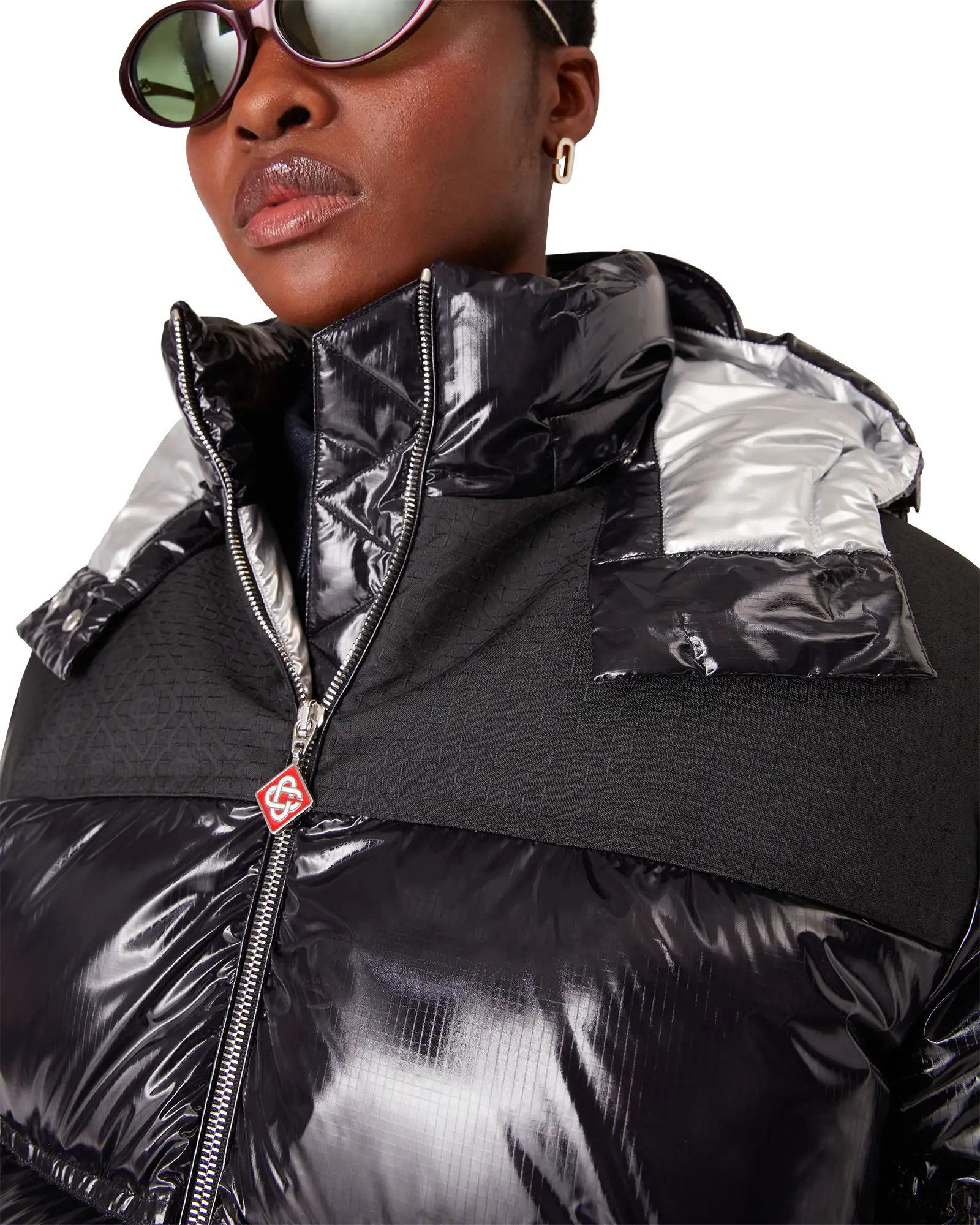 Nylon Puffer Down Jacket