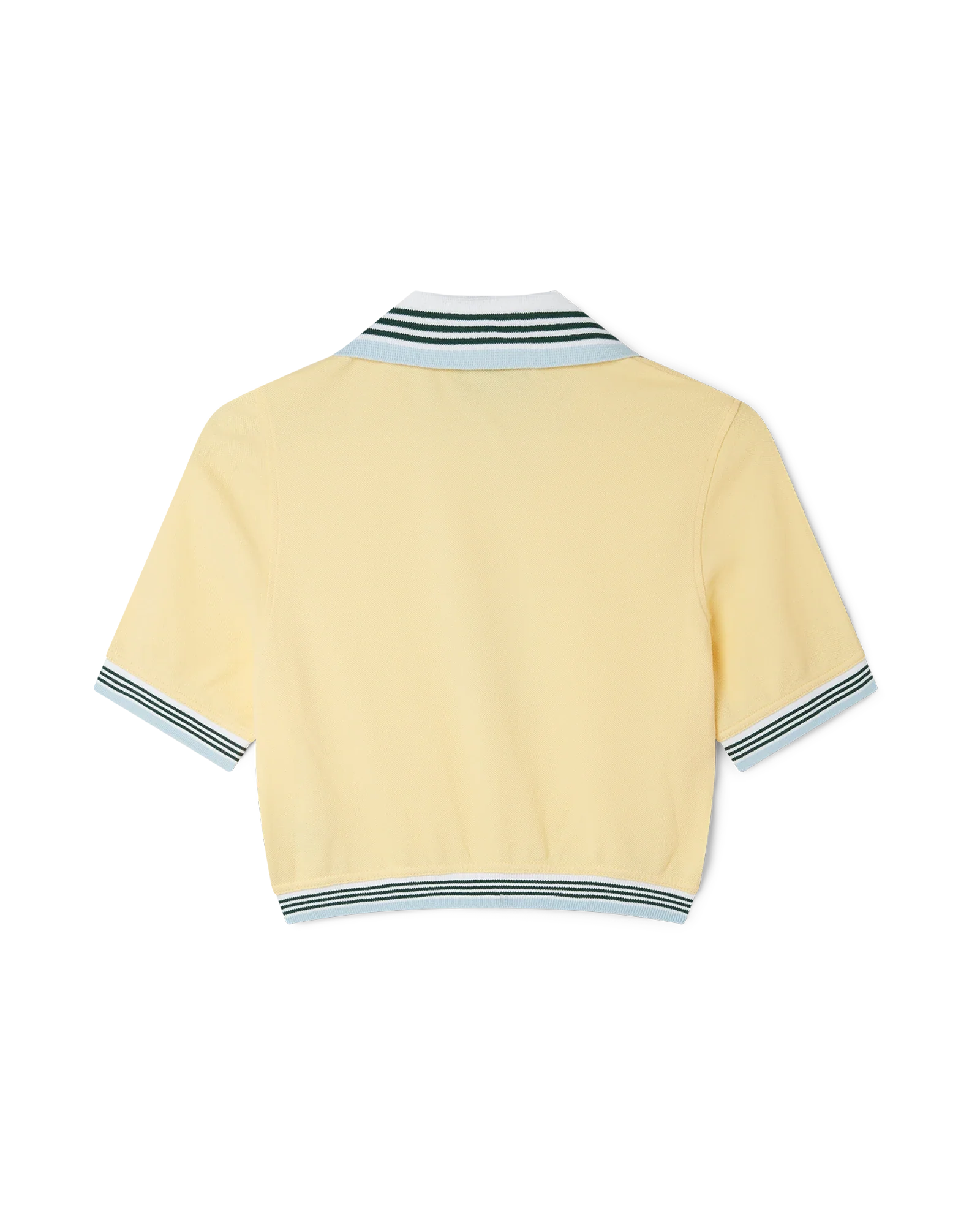 Cropped Pique Polo