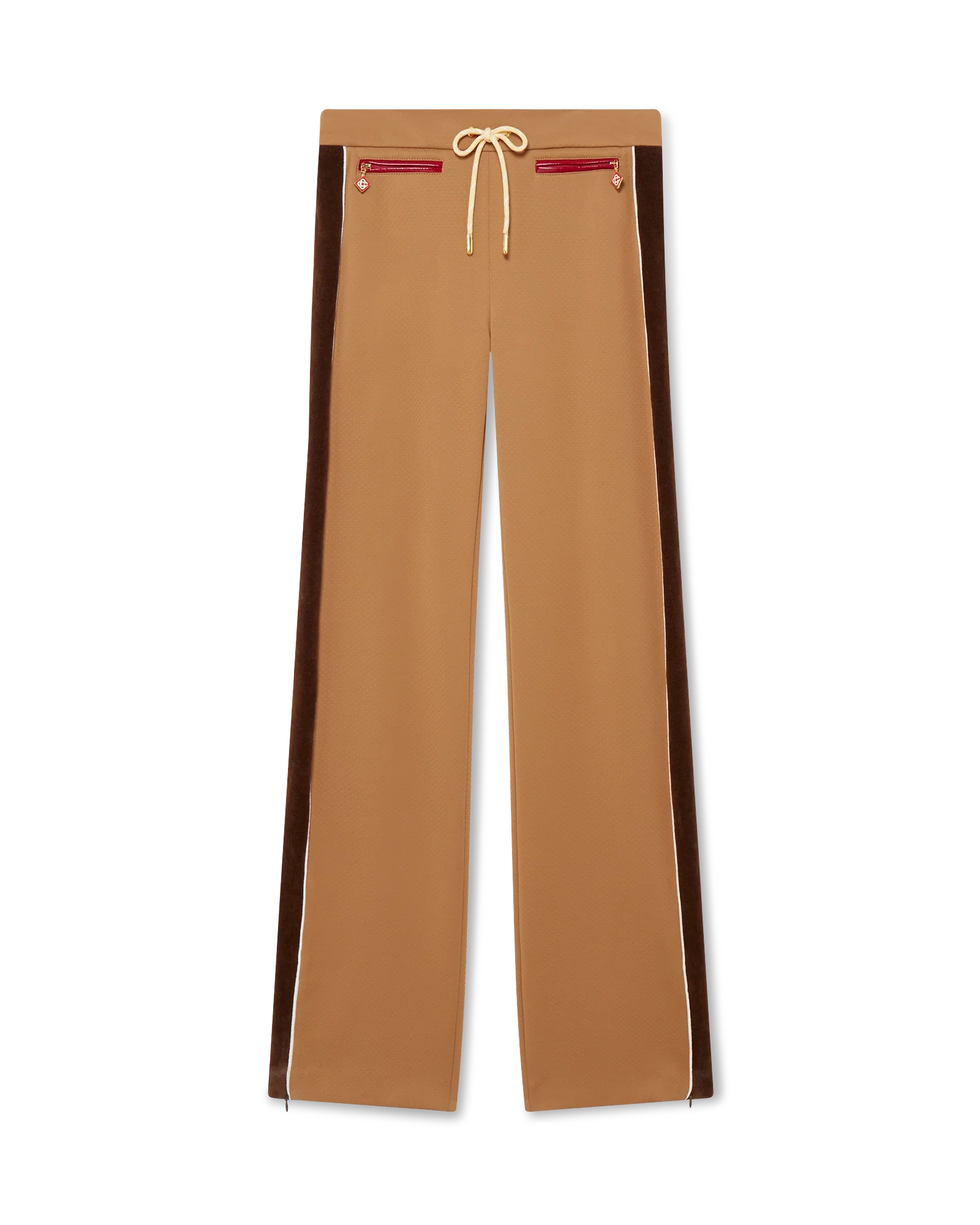 Chenille Panelled Track Pants