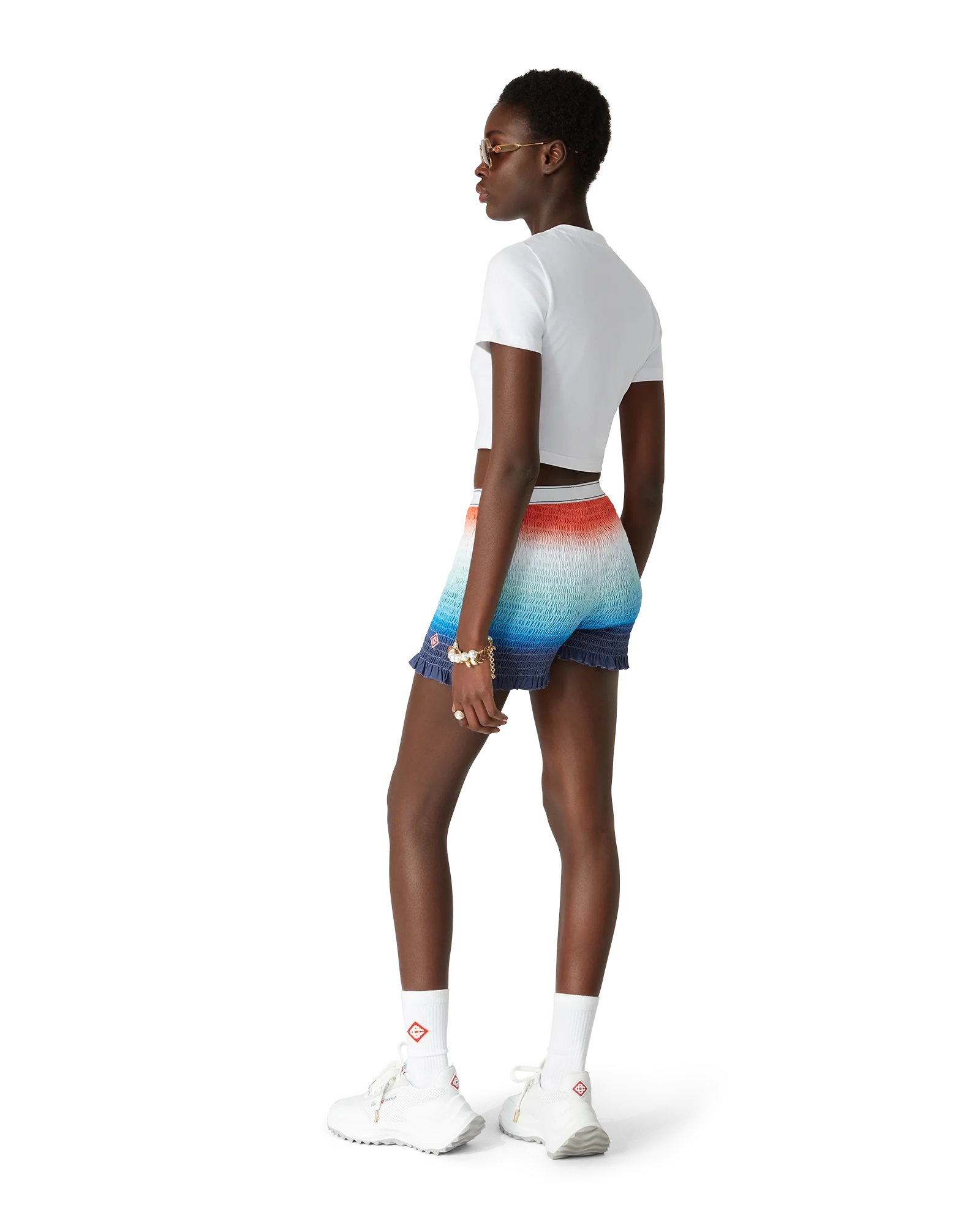 The L'Été En Liberté Short Sleeve Cropped T-Shirt