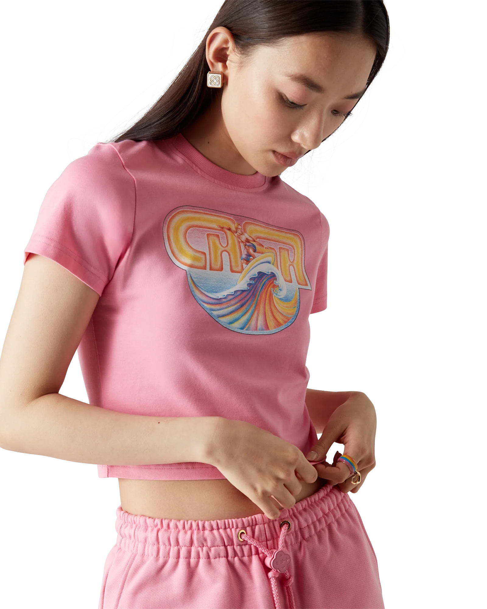 Casa Surf Cropped Short Sleeve T-Shirt