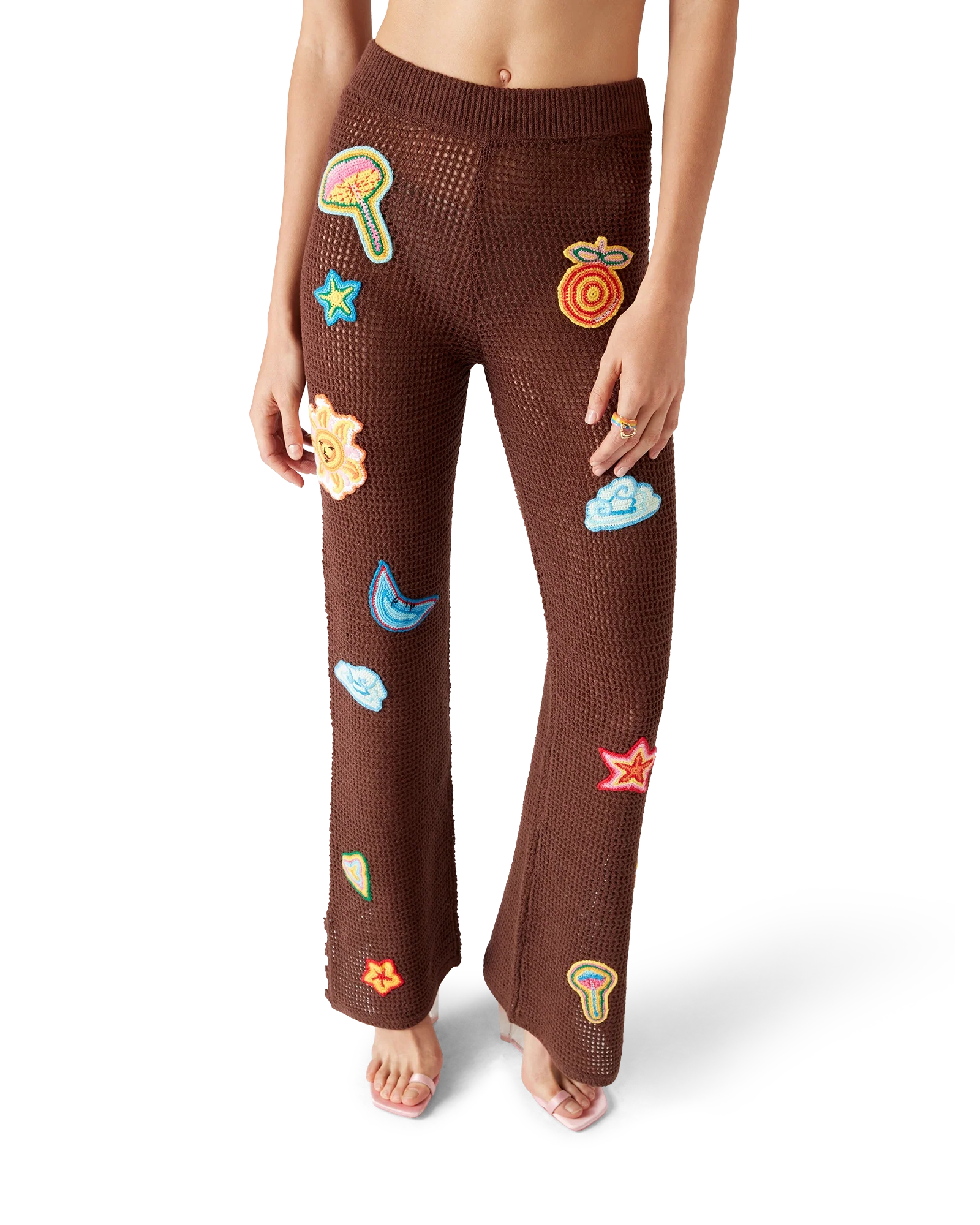 Motif Crochet Trousers