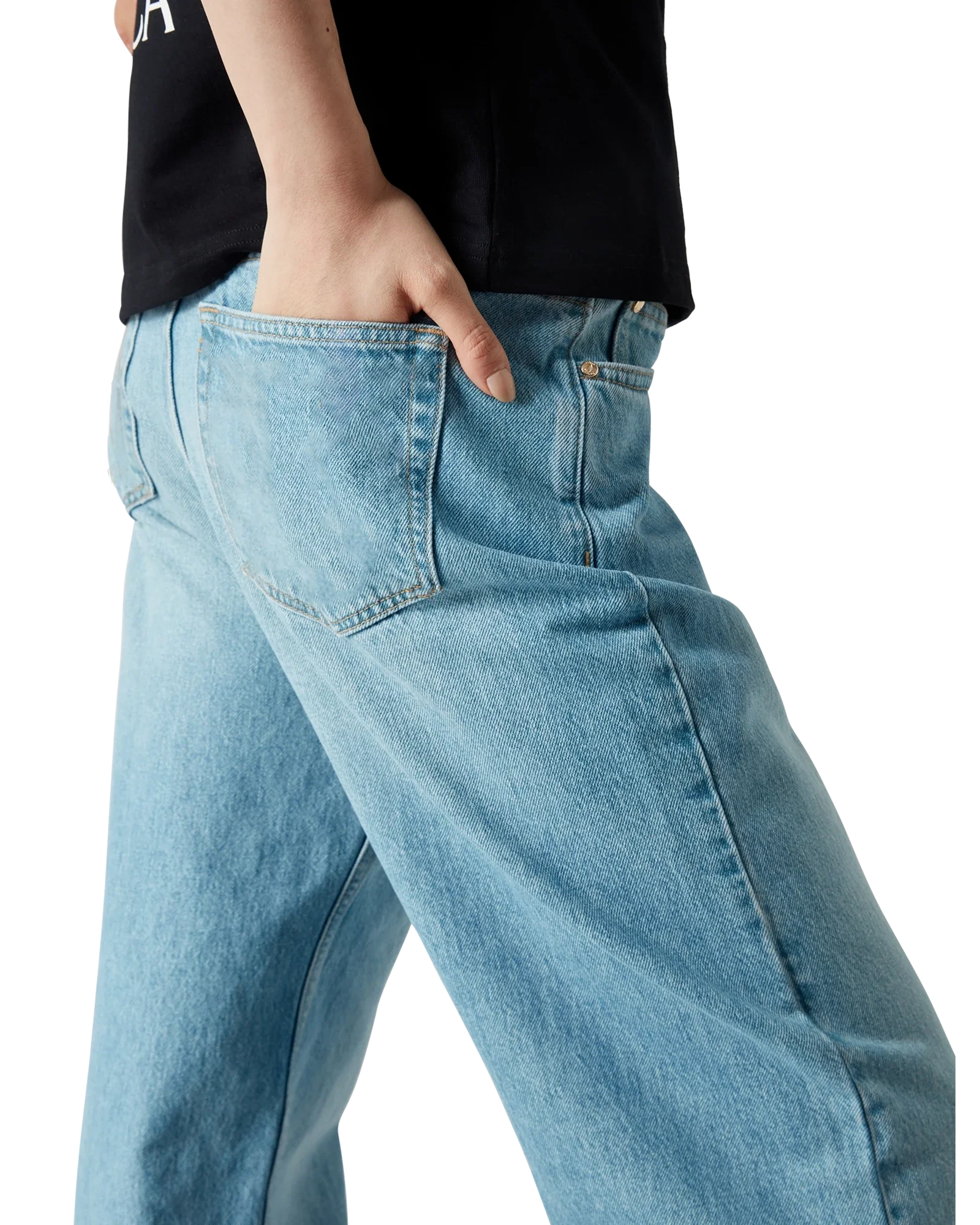 Graffiti Distressed Denim Jeans