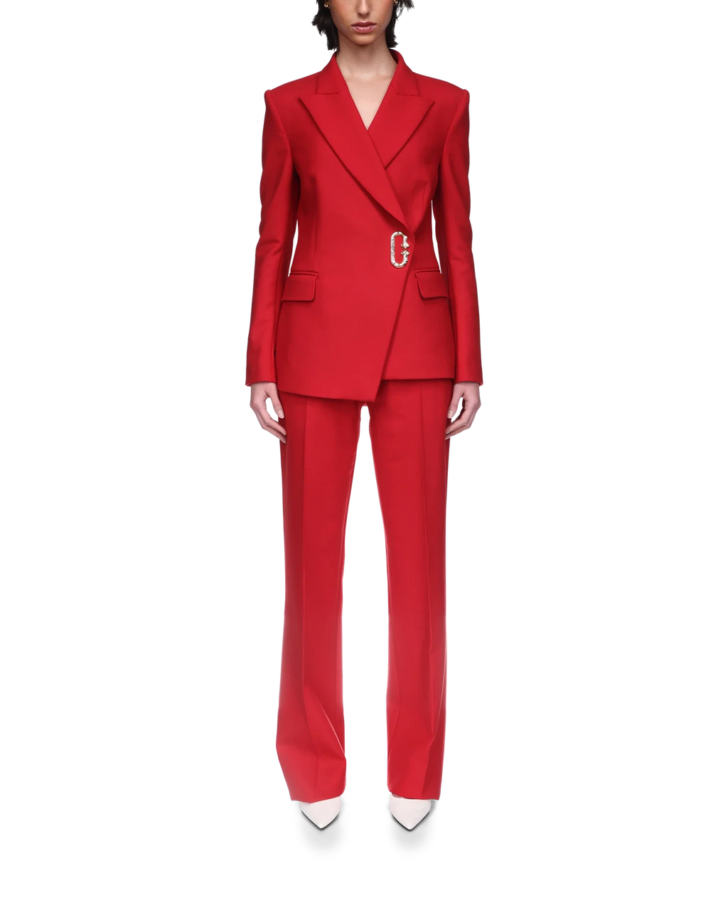 Asymmetric Double Breasted Jacket