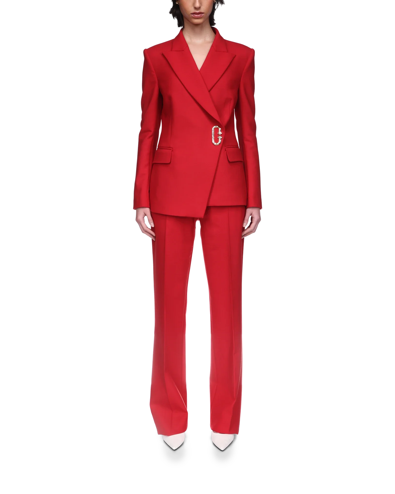 Asymmetric Double Breasted Jacket