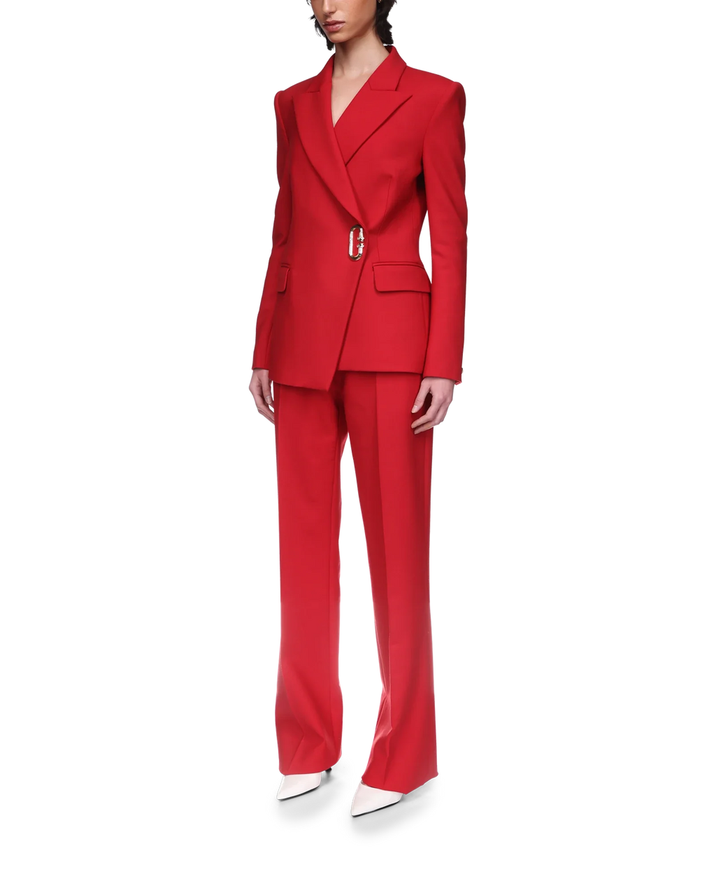 Asymmetric Double Breasted Jacket