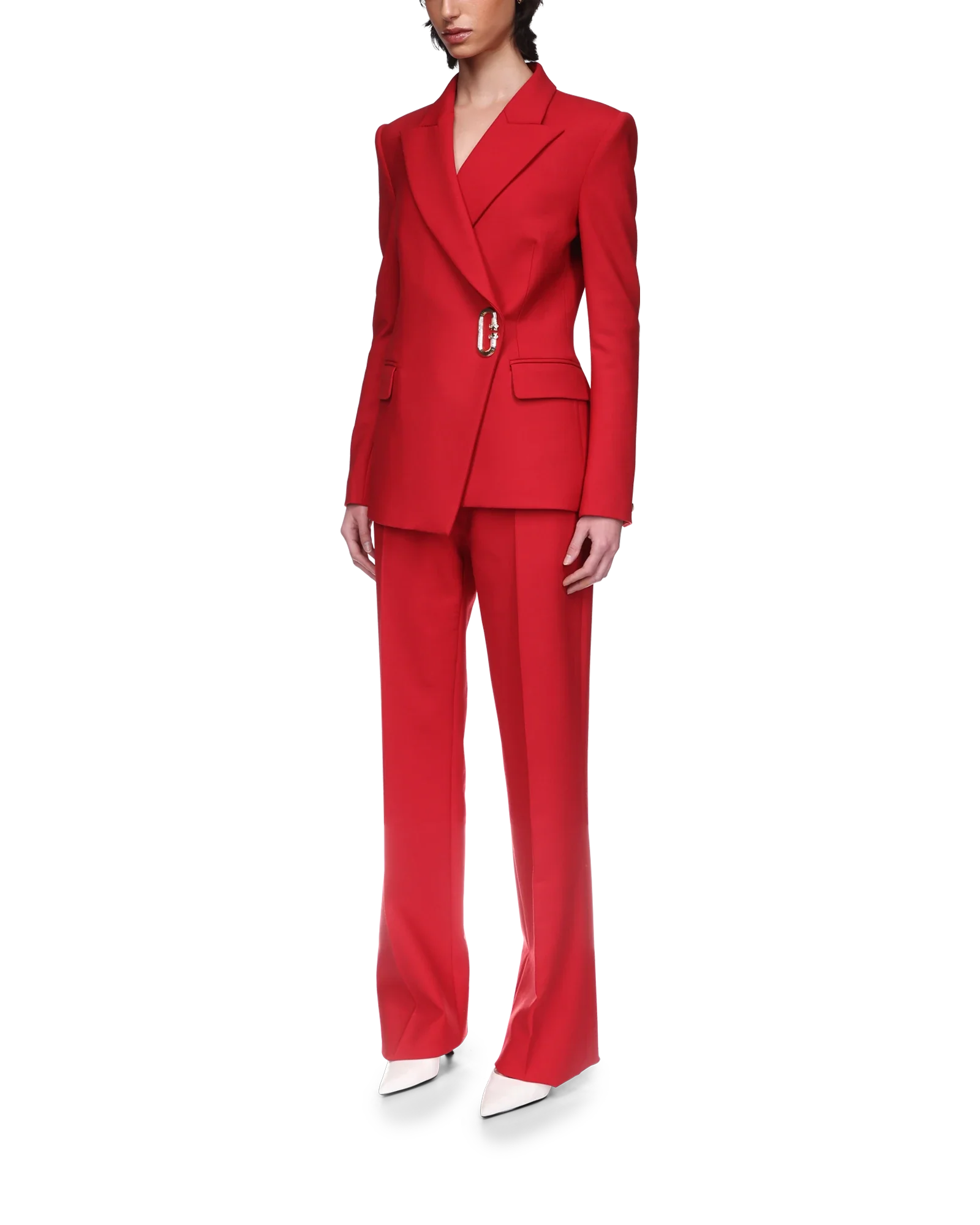 Asymmetric Double Breasted Jacket