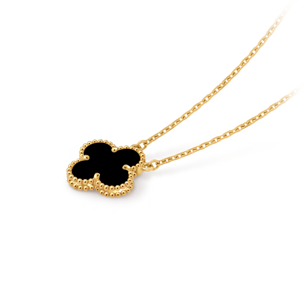 AV four leaf clover necklace