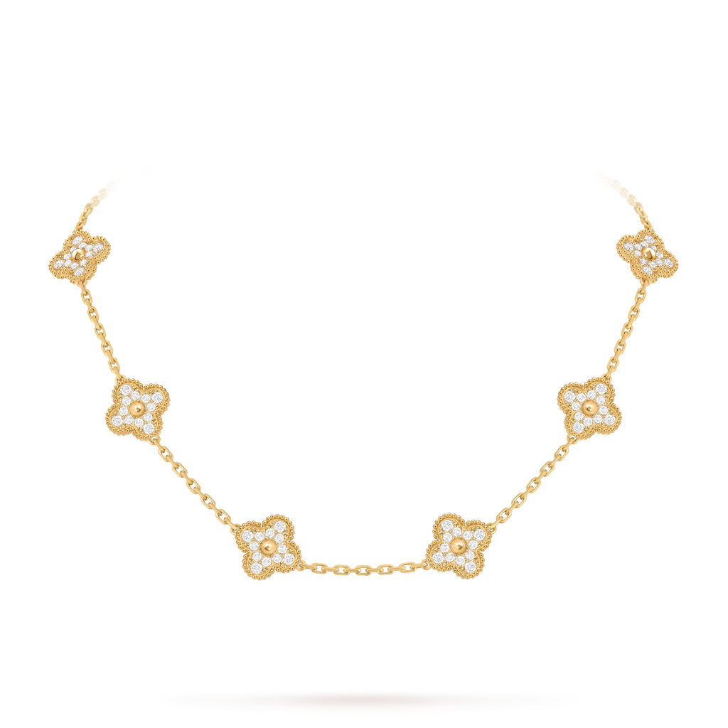 AV four leaf clover necklace, 10 motifs