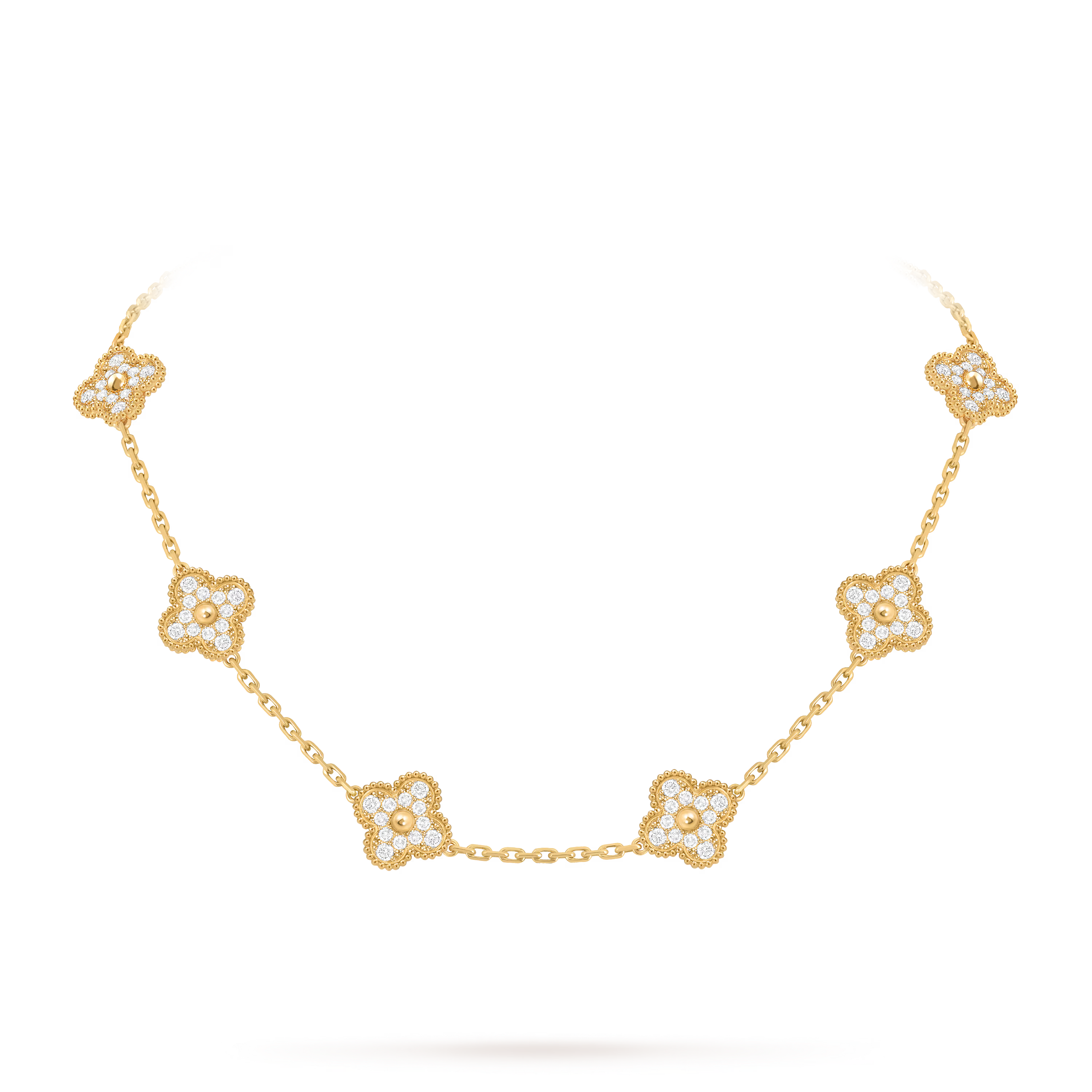 AV four leaf clover necklace, 10 motifs