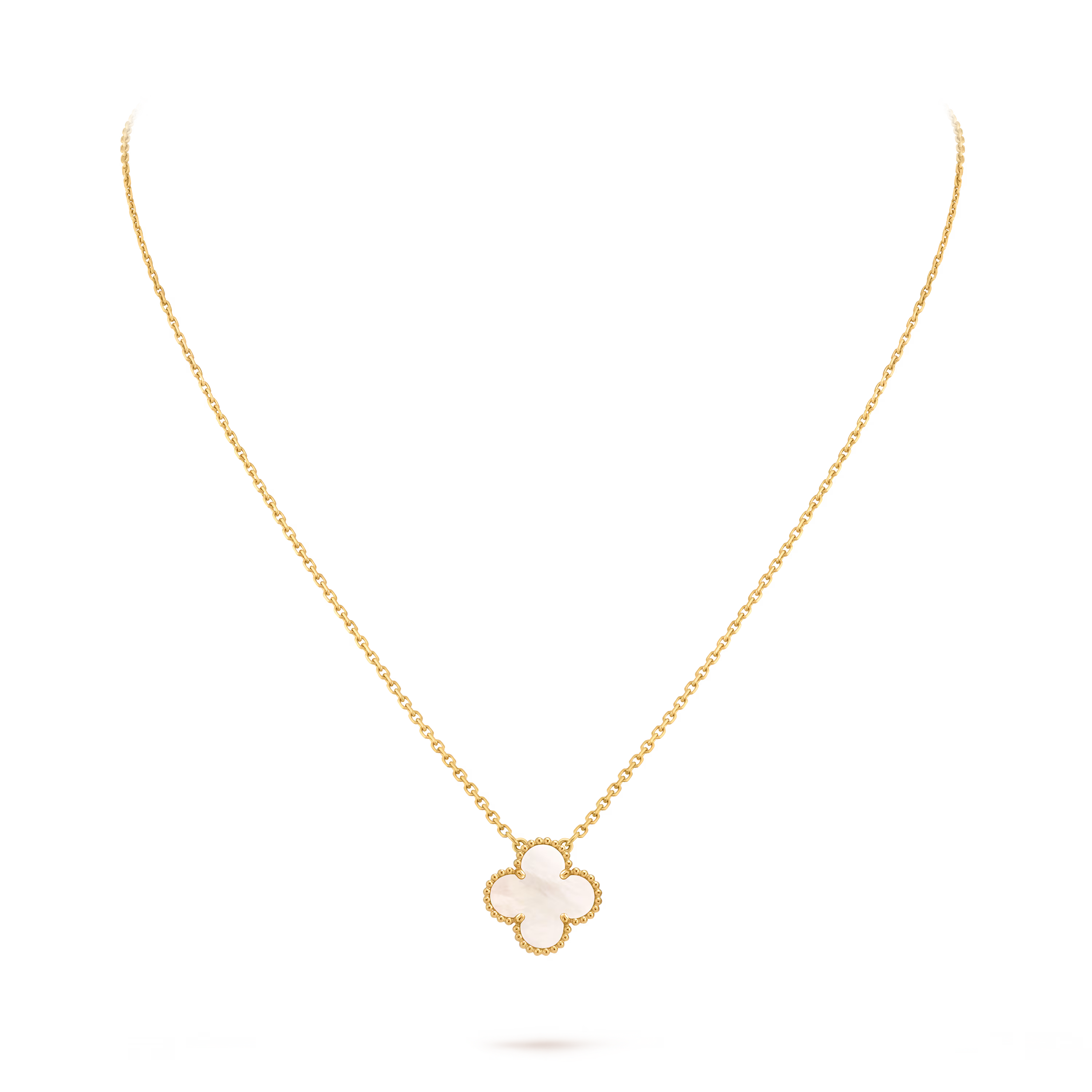 AV four leaf clover necklace