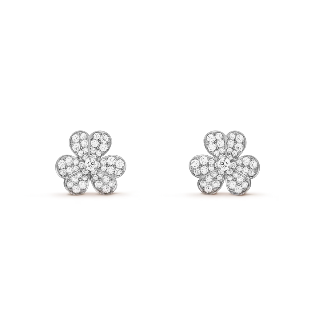 AV Fleur de lumière pendant earrings