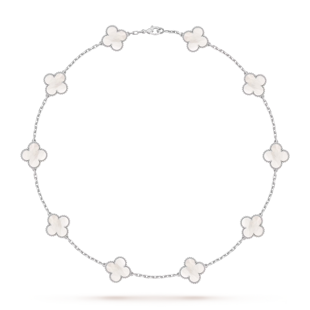 AV four leaf clover necklace, 10 motifs